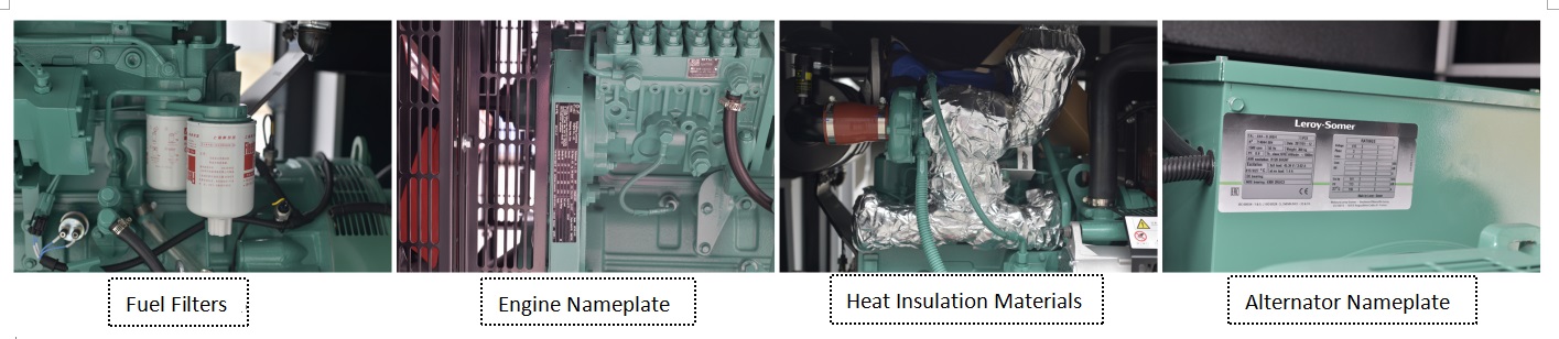 300kva silent type Doosan power genset