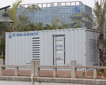 Biao Power 1000Kva Container Generator Use In Xiamen Huandao Road 